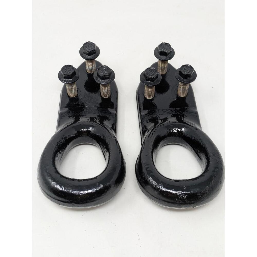 99-07 Ford F250 F350 Tow Hook Recovery Loop Black W/ Bolts F81A-17A954-AA